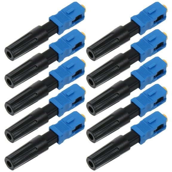 10pcs Quick Connectors for Single Mode Fiber Optic Connections