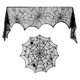 thumbnail image 1 of Chimenea de telaraña y mantel redondo Yuxing 18 x 96 pulgadas y 40 pulgadas color negro, 1 of 5
