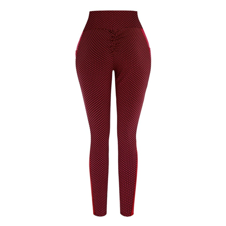 Women's Fleece Lined Leggings Petite High Waisted Winter Warm Thermal Thick  Stretchy Pants with Pockets 