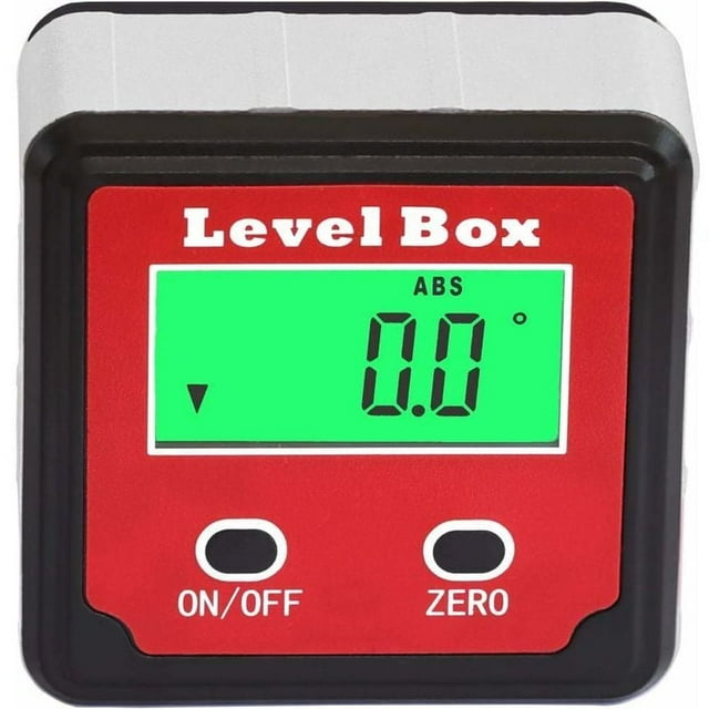 Boîte d'Angle Inclinométrique Numérique Étanche pour Écran LCD, Boîte Biseautée, Boîte d'Angle avec Aimants Intégrés