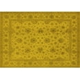 thumbnail image 1 of Ahgly Company Indoor Rectangle Oriental Yellow Traditional Area Rugs, 7' x 9', 1 of 4