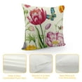 thumbnail image 4 of Nawypu  Tulip Spring Floral Pillow Covers Farmhouse Garden Colorful Pillows Case for Patio Sofa Bed Home Decor, 4 of 5