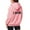Pink, variant on XIAONU Women'S Hoodies Breast Cancer Prevention Monthly Zipper Hooded Long Sleeve Pocket Drawstring Casual Fleece Sports Hoodie
