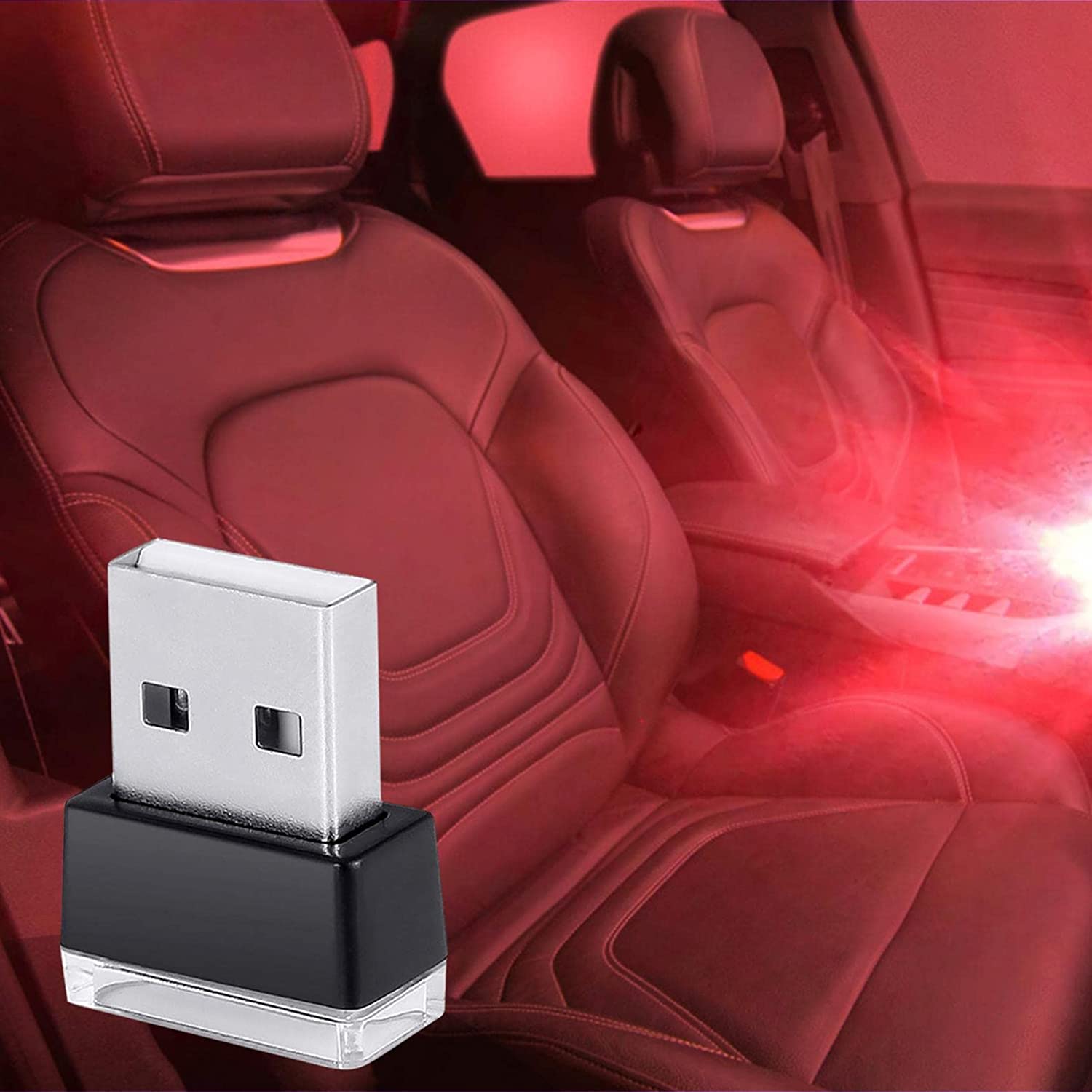 Interior Car Lights, LED Car Floor Atmosphere Glow Neon Lights, Car