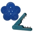 thumbnail image 1 of Uxcell herramienta de eliminación de espinas de rosa, herramienta de eliminación de espinas de rosa, herramienta de deshojado de flores, 2 piezas, azul, 1 of 1