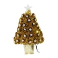 thumbnail image 1 of Pequeño árbol de Navidad artificial con luces, árbol de Navidad iluminado para mesa, regalo, árbol de Navidad para repisa de fiesta, hotel de vacacion 12 cm x 60 cm, 1 of 8