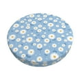 thumbnail image 2 of Lsque Daisies Flowers Round Bar chair cushion covers Velvet Fabric Premium Comfort Protects from Scratches and Stains for 14-17 Inch Chair- 13 inch, 2 of 7