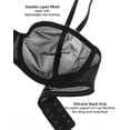 thumbnail image 4 of Sostén INLYRIC Transparente Sin Tirantes Malla Sin Relleno Talla Grande 34D, 4 of 7