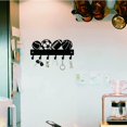 thumbnail image 5 of Hook Hanger Wall Key Holder Metal Decorative Mounted Hanger with Sports Goods Basketball Football Baseball Pattern Design Organizer Rack with 6 Hooks for Wall Bathroom Kitchen Entryway DIY, 5 of 9