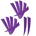 thumbnail image 1 of Paletas de flecha de tiro con arco de 3 pulgadas, paletas de flecha de de pavo para ejes de flecha Púrpura Cola Tiro con arco Fletching Vanes, 1 of 8