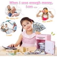 thumbnail image 5 of SEELOK ATM Piggy Bank Electronic Cash Coin Can Safe Banks Money Saving Box with Password Lock for Children, Boys Girls Best Gift, 5 of 5