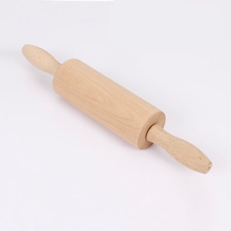 THORMN Movable Rolling Pin 360 Degree Rotating Roller Rolling Pin Beech ...