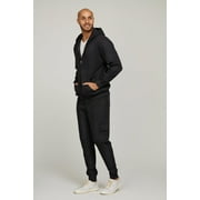 Pure Champ Mens 3 Pack Fleece Cargo Pants Active Athletic Mens Sweatpants Workout Jogger Drawstring Size S-3XL(SET4 Size Large)