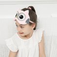 thumbnail image 3 of 1Pcs Pink Cloth Cartoon Eye Mask for Girls Sleep Travel Home Use, 3 of 8