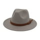 thumbnail image 1 of Sombrero Fedora Yuyangstore Unisex Engrosado Gris claro, 1 of 8