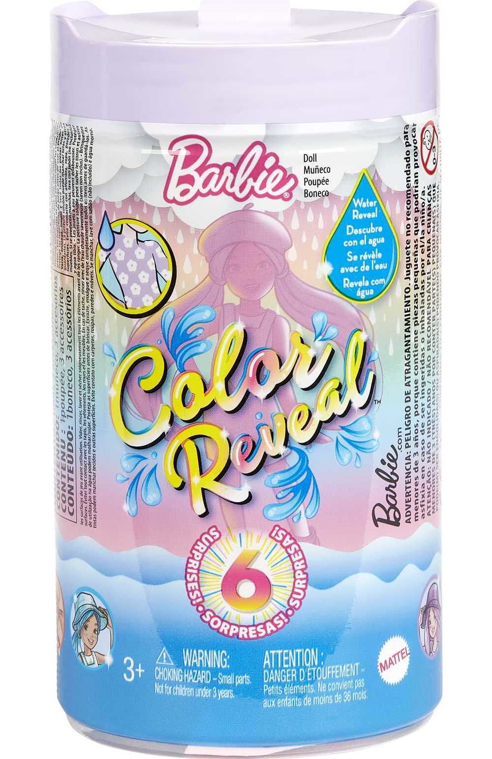 Barbie Color Reveal Doll with 7 Surprises, Color Change and Accessories,  Sunshine and Sprinkles Series – StockCalifornia