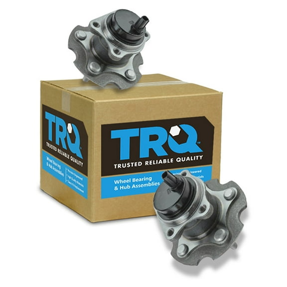 TRQ Wheel Bearing & Hub Assembly Rear Driver & Passenger Side Pair for Toyota BHA53801 Fits select: 2006-2018 TOYOTA RAV4, 2015-2019 LEXUS NX