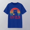 thumbnail image 2 of Tiweut Womens T-Shirts Graphic Cat Print Short Sleeve Crew Neck Tee Regular Tops, 2 of 3