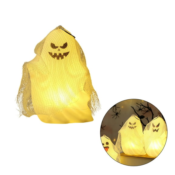 BESTSKY Halloween Toys,Gauze Ghost Halloween Decorations,Increase-Fun-Interaction Halloween Party Favors,Style1
