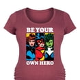 thumbnail image 3 of Marvel - Be Your Own Hero - Maternity Scoop Neck Graphic T-Shirt, 3 of 5