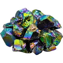 Titanium Aura Quartz Raw Crystals and Healing Stones (1 lb)