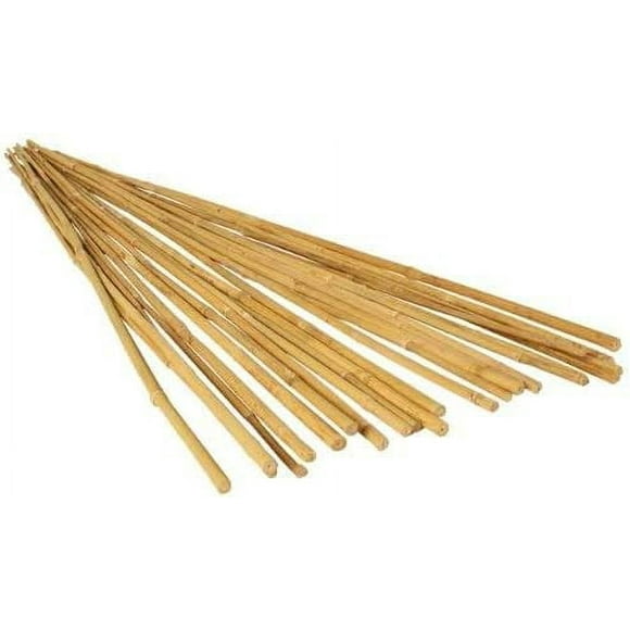 Natural Bamboo Stakes - (Pack Of 100) 2 Foot Long Bamboo Stakes, 6-8Mm (5/16") - Strong, Durable, And Lightweight, Perfect For Indoor Or Outdoor Usage
