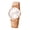 Rosegold, variant on Women's Elastic Strap Watches: Large Face Arabic Numerals Analog Quartz Wrist Watches for Women Easy Reader Stretch Band Waterproof Ladies Wratch