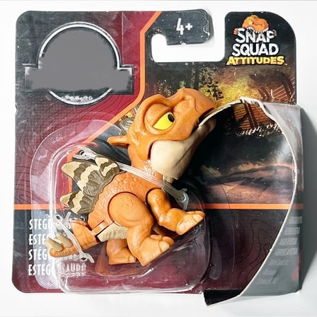 Jurassic Snap Squad Stegosaurus Dinosaur Figure