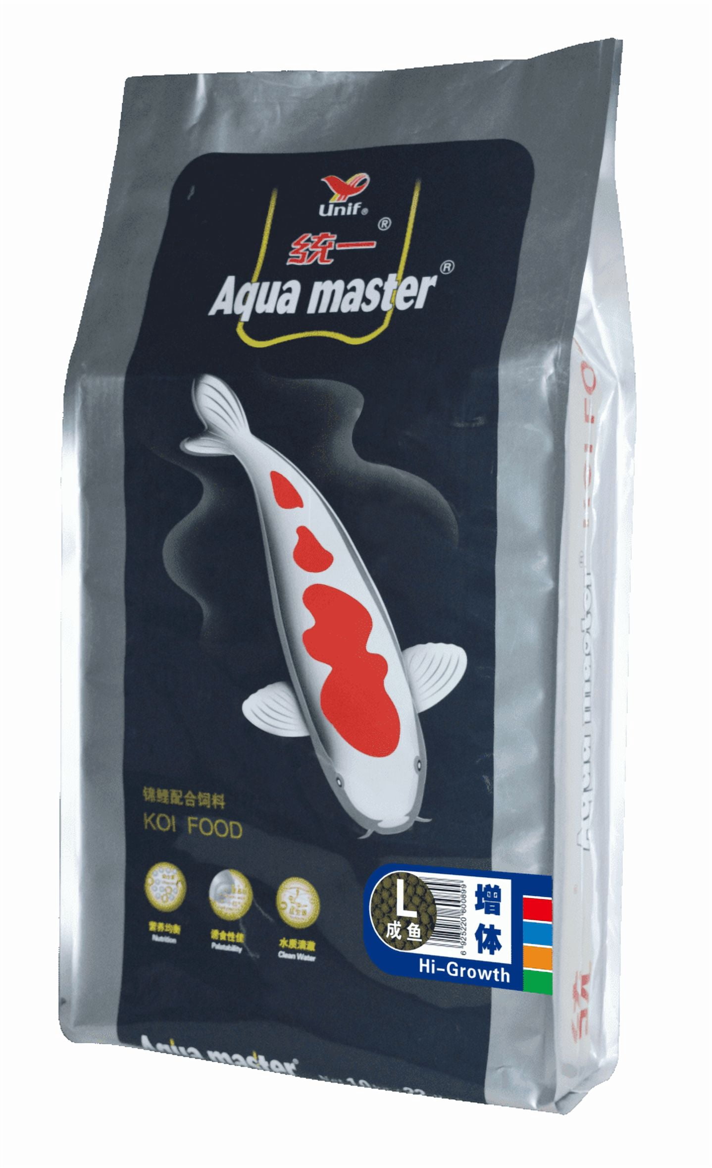 Aqua Master Hi Growth Koi Food (10 KG) - Large Pellets [SINKING]