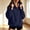 Navy, variant on NominalSnug Womens Half Zip Oversized Sweatshirts Fleece Long Sleeve Pullover Tops Fall Fashion Clothes
