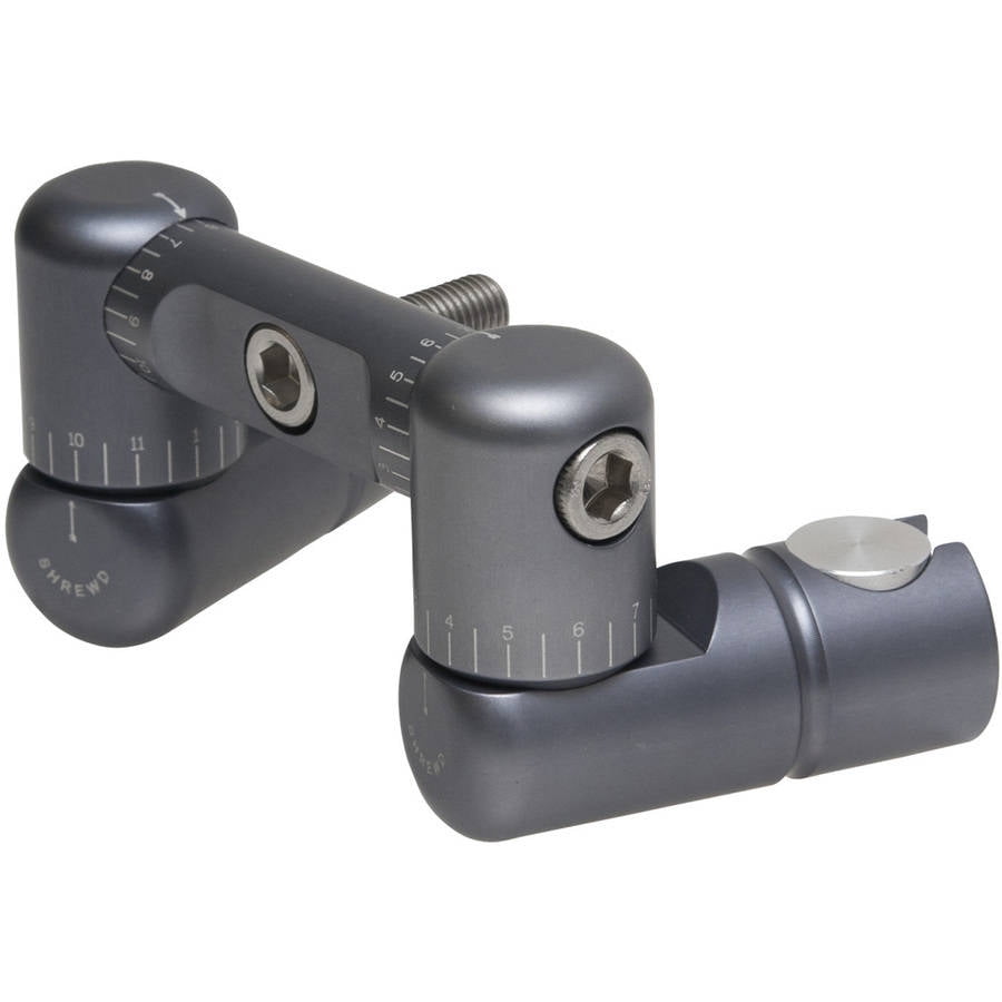 Shrewd Fully Adjustable VBar with 2 Quick Disconnect, Black, Double