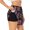 Black, variant on Ladybug for Women's Double Layer Athletic Shorts High-Performance Gym Shorts with Inner Pocket, Elastic Waistband-Small