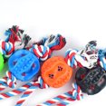 thumbnail image 2 of Amyove Pet Chew Ball Rope Anti-bite Natural Rubber Ball Interactive Teeth Cleaning Toy For Small Medium Large Dogs, 2 of 8