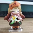 thumbnail image 4 of Figuras de acción de la serie de princesas y niñas con flores del zodiaco, lindas muñecas Kawaii, adornos de mesa, regalos de cumpleaños y vacaciones, juguetes encantadores, 4 of 5