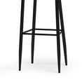thumbnail image 4 of Tabouret de Bar Moderne Milieu du Siècle (Lot de 2) en Tissu de Lin Gris Ardoise, 4 of 11
