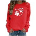 thumbnail image 2 of Ichuanyi liquidación para mujeres sudaderas con capucha casuales con sudadera con estampado para mujeres sudor de manga larga ICHUANYI WER202308214803, 2 of 6