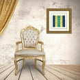 thumbnail image 3 of Wiens, James 15x15 Gold Ornate Wood Framed with Double Matting Museum Art Print Titled - Nautique XIV, 3 of 4