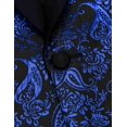 thumbnail image 6 of COOFANDY Men's Floral Tuxedo Jacket Formal Wedding Jacket Jacquard Suit Jacket Regular Fit for Prom Wedding Party, 6 of 9