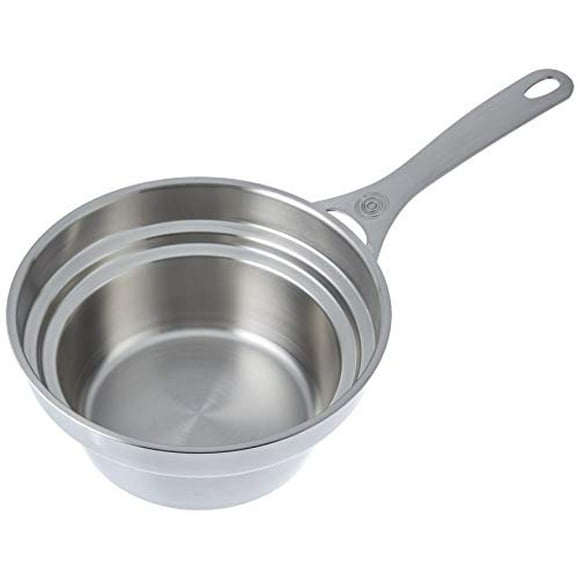 Le Creuset Stainless Steel Double Boiler Insert For 2 And 3 quart Saucepans, 2.2 qt.