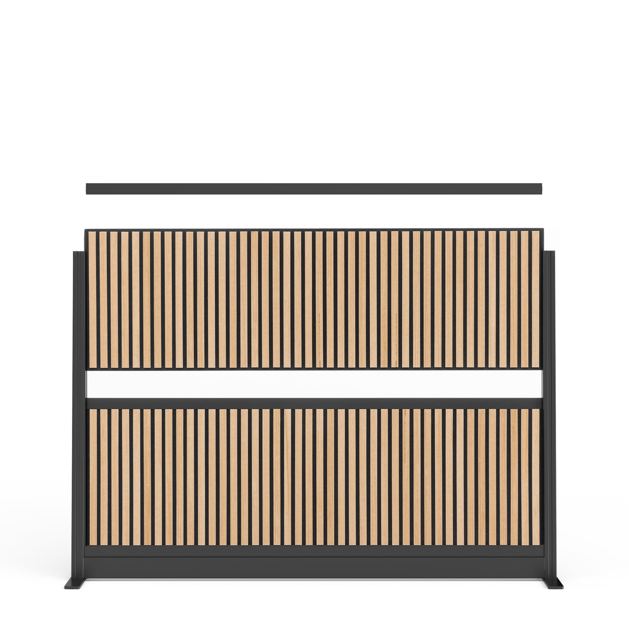 Stand Up Desk Store Grove Modular Wall | Modern Style Partition, Cubicle Wall & Room Divider for Office, School, Library | Recycled PET Noise Reduction Panels  | 70x48”