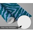 thumbnail image 6 of S4Sassy Animal Print Wallpaper - Removable Walls Covering, 25" x 360" Self-Adhesive Vinyl Wall Paper, Decorative Wallwrap, Easy DIY Walls Covering For Bedroom, Living Room, Living Spaces - Blue, 6 of 9