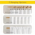 thumbnail image 4 of White Linen Curtains for Bedroom, Rod Pocket & Back Tab Thick Flax Window Treatments Privacy Assured with Light Filtering for Kids Room/Living Room, W55 x L84, 2 Pieces, 4 of 9