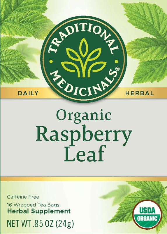 Traditional Medicinals Tea, Organic Raspberry Leaf, Tea Bags, 16 Count
