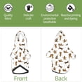 thumbnail image 3 of Uemuo German Shepherd Dog for Winter Dog Hoodie Sweatshirts with Pockets Warm Dog Clothes for Small Dogs Chihuahua-X-Small, 3 of 8