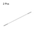 thumbnail image 3 of M2.5x110mm 304 Stainless Steel Threaded Tie Push Rods Servo Linkage for DIY, 2Pack, 3 of 6