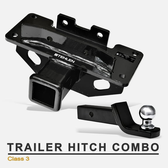 Stehlen 733469491781 Class 3 Trailer Hitch Receiver 2" with Loaded Ball Mount For 2004-2009 Dodge Durango / 2007-2009 Chrysler Aspen