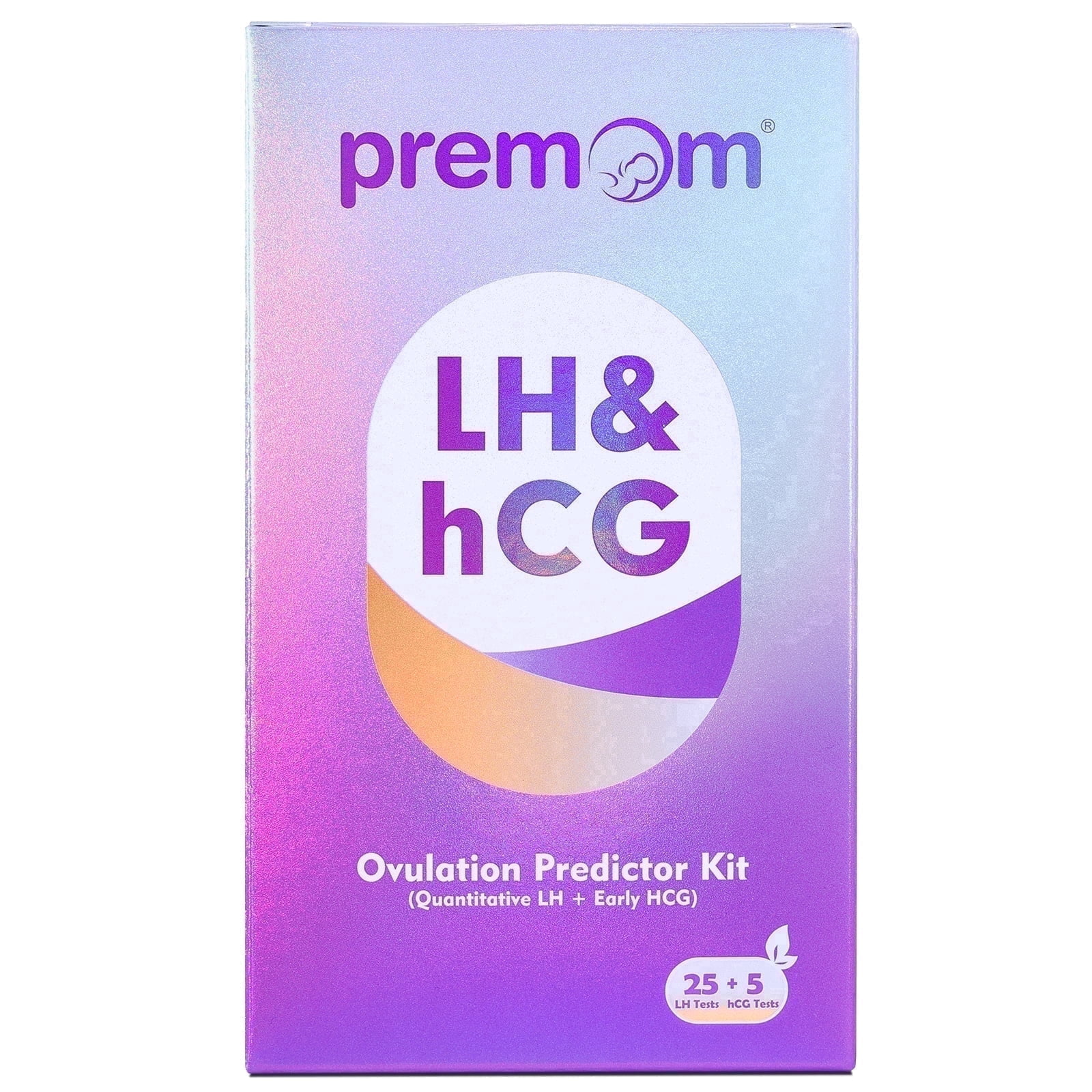 Premom Quantitative Ovulation Predictor Kit with 25 Ovulation Test Strips and 5 Pregnancy Test Strips, Valid until Nov 28,2026