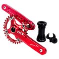 thumbnail image 3 of BUCKLOS 104 BCD 32T 34T 36T 38T Mountain Bike 170mm Crankset, Aluminum Alloy MTB Crank Set with Round Oval Narrow Wide Chainring Bottom Bracket Bolts, 3 of 7