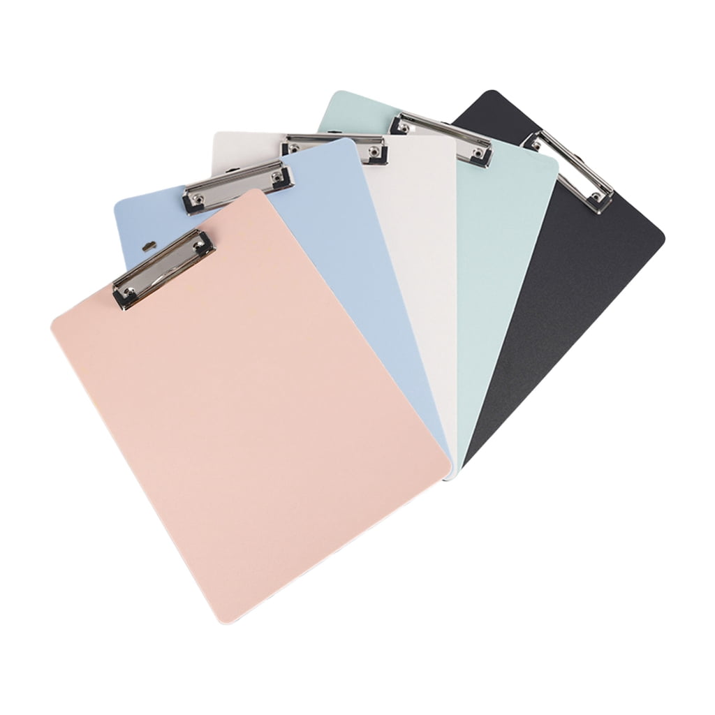 5Pcs Conference Clipboard with Retactable Hanging Hook 12x8.6Inch for Office
