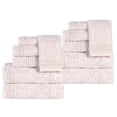 thumbnail image 2 of BNM Cotton Modern 12 Piece Bathroom Towel Set, Gold, 2 of 11